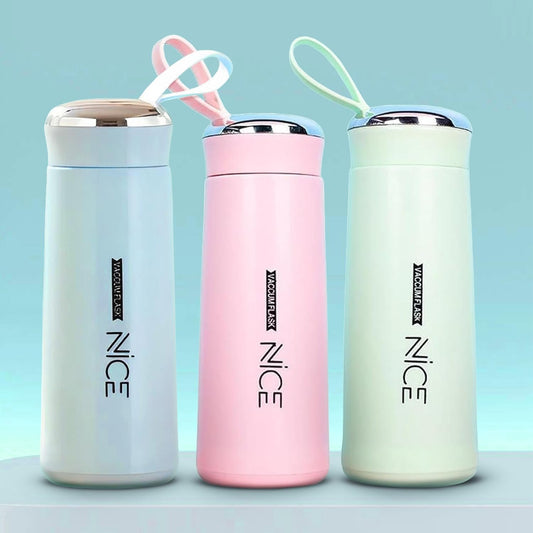 Nice Glass Water Bottle (Pack Of 2)