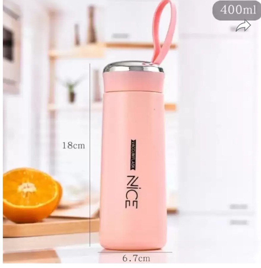 Nice Glass Water Bottle (Pack Of 2)
